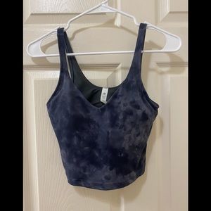 Lululemon Align tank size 6 - color/pattern is a marbled black/gray